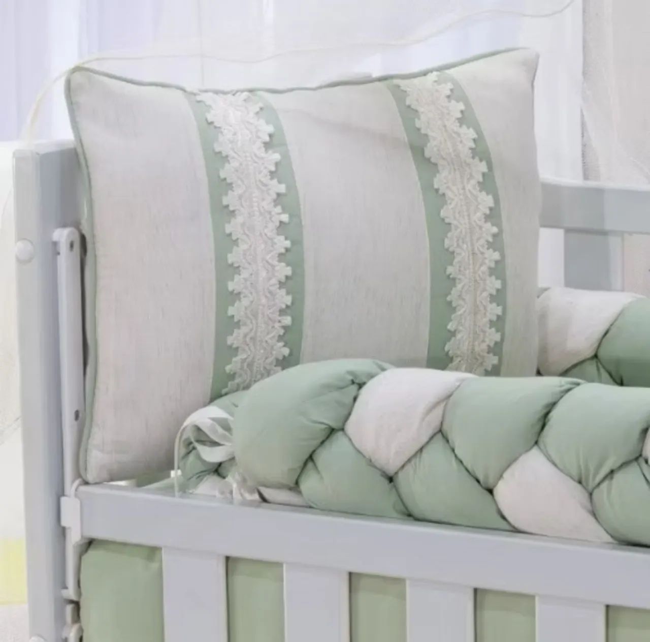 kit mini berço praticamente novo - Foto 3