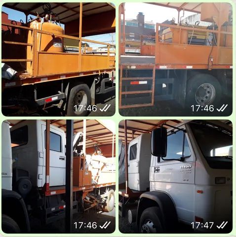 Caminhão sinalização Viária Demarcador de Faixa