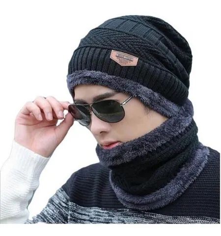 Touca Gorro Aveludada Song Ting Cs3853-1 Azul
