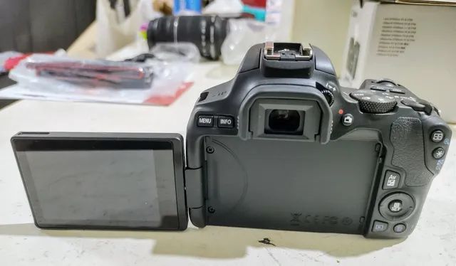 Câmera CANON SL3 REBEL + LENTE EF-S 18-55mm - Foto 3