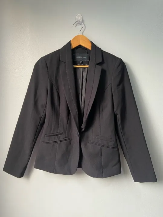 Blazer Preto Feminino - Tamanho 36