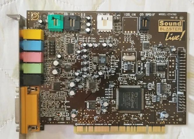 1 Placa De Som Creative Sound Blaster Ct4780 - Foto 4