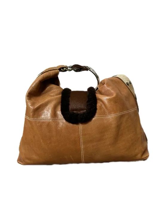 Bolsa de Couro Caramelo Topázio Lindíssima  - Foto 2