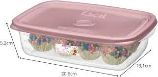 Pote 730ml plastico com trava   Sanremo - Foto 5