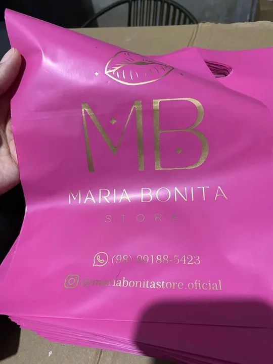 SACOLAS PLÁSTICAS PERSONALIZADAS 