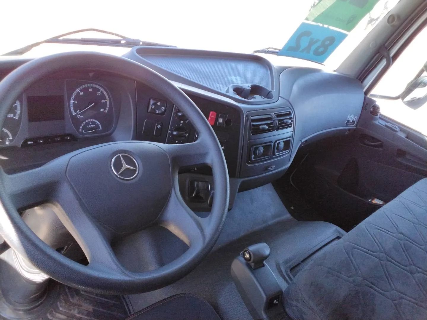 Mercedes-Benz Atego 3030/48 8X2 2022/2022 Vamos Seminovos Chapecó - Foto 9