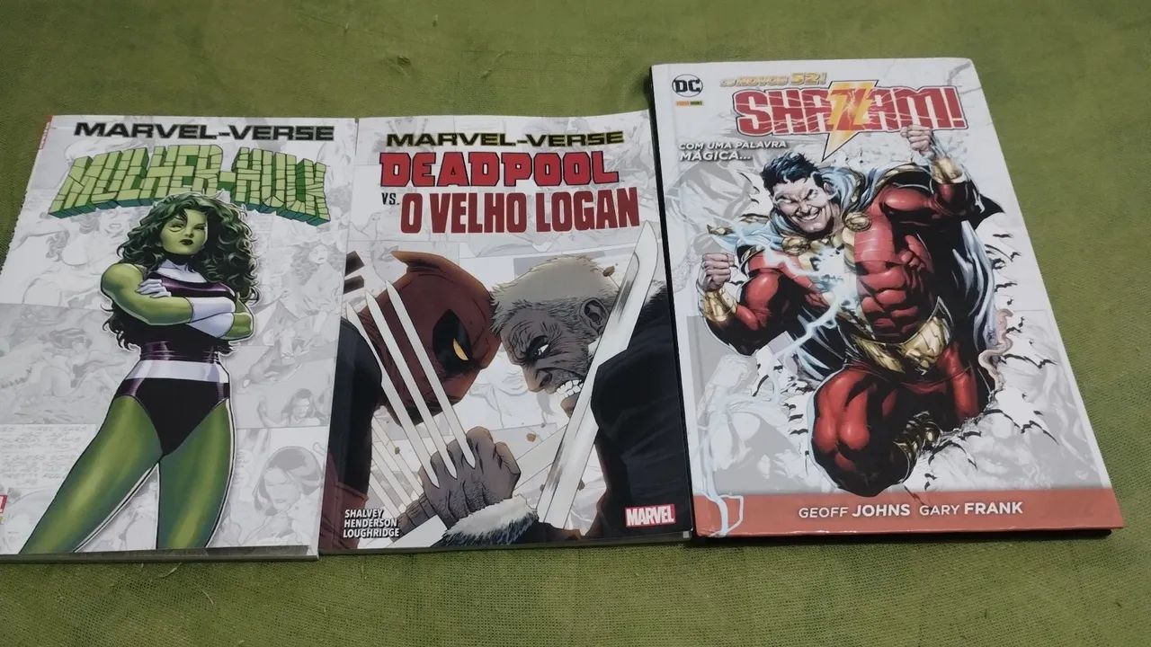2 HQs Marvel - Mulher Hulk, Deadpool vs Velho Logan!