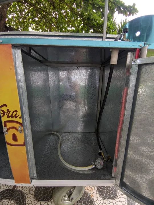Vendo carrinho novo para preparo de lanches. - Foto 3