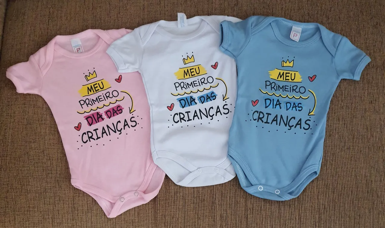 Body da semana das Crianças P, M e G