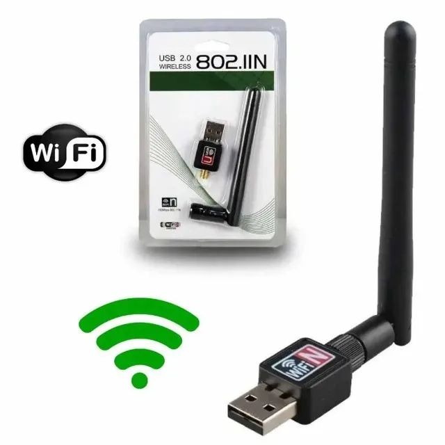 Adaptador Wireless Usb Wifi 1800mbps Sem Fio Antena Lan - Foto 4