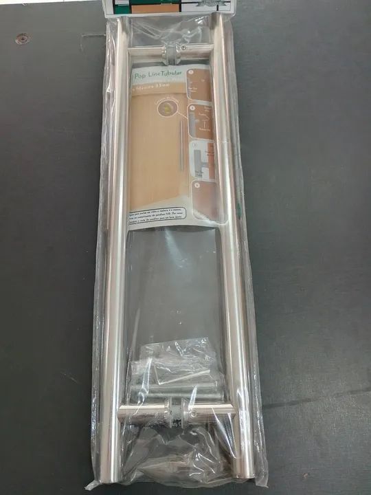 Puxador tubular polido 22x500x400 inox 201 par - Foto 2