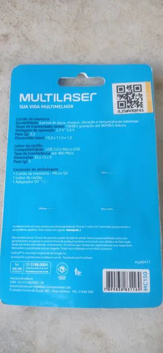 Cartão De Memória 16Gb Ultra High Speed-I + Adap USB + Adap SD - Foto 2