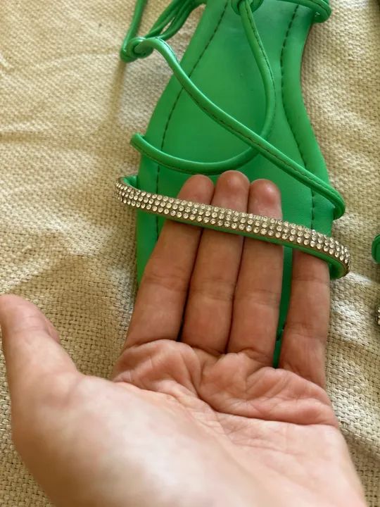 Rasteirinha Amarração Verde  - Foto 2