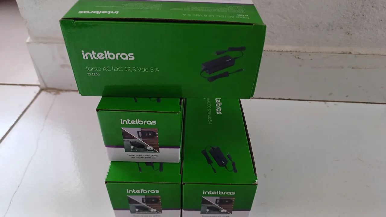 Kit 20 Fontes Intelbras 12,8V 5A - Nova - Foto 6