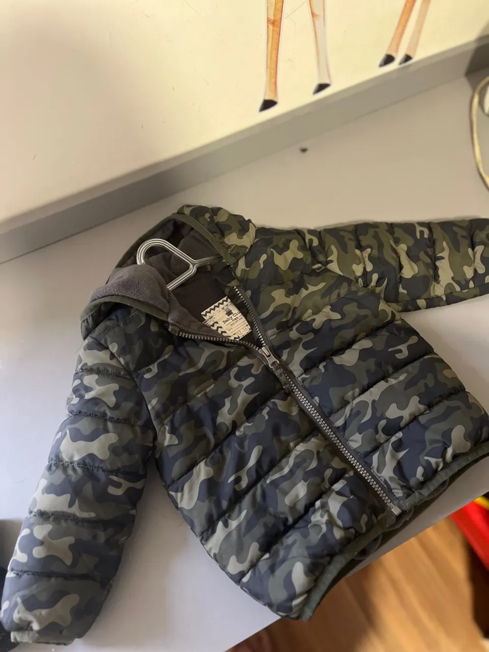 Casaco Infantil Camuflado com Capuz