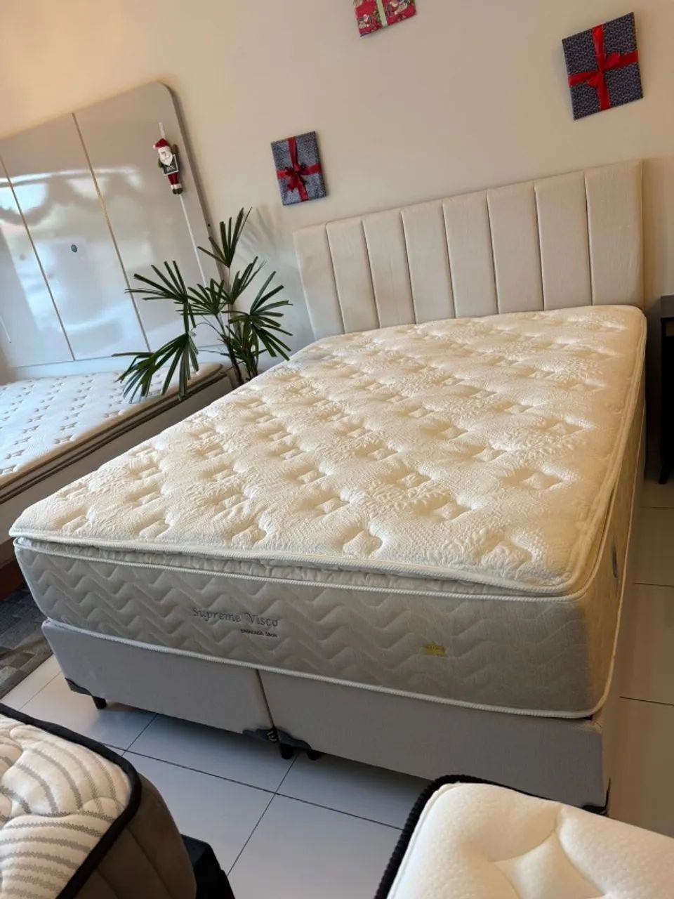 Cama box QUEEN COMPLETA TOP COM CABECEIRA  - Foto 2