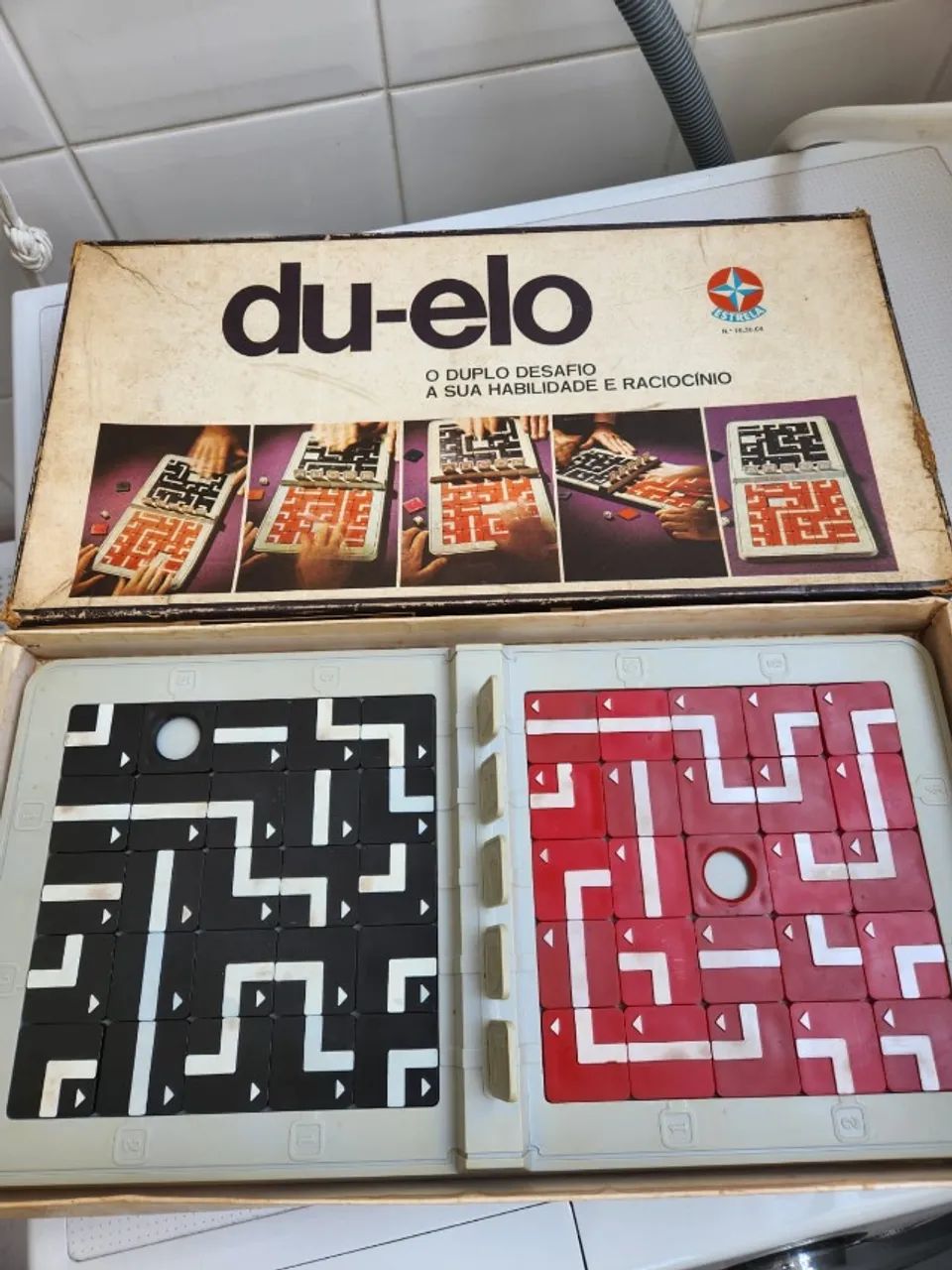 Jogo Duelo da Estrela, antigo, década de 70.