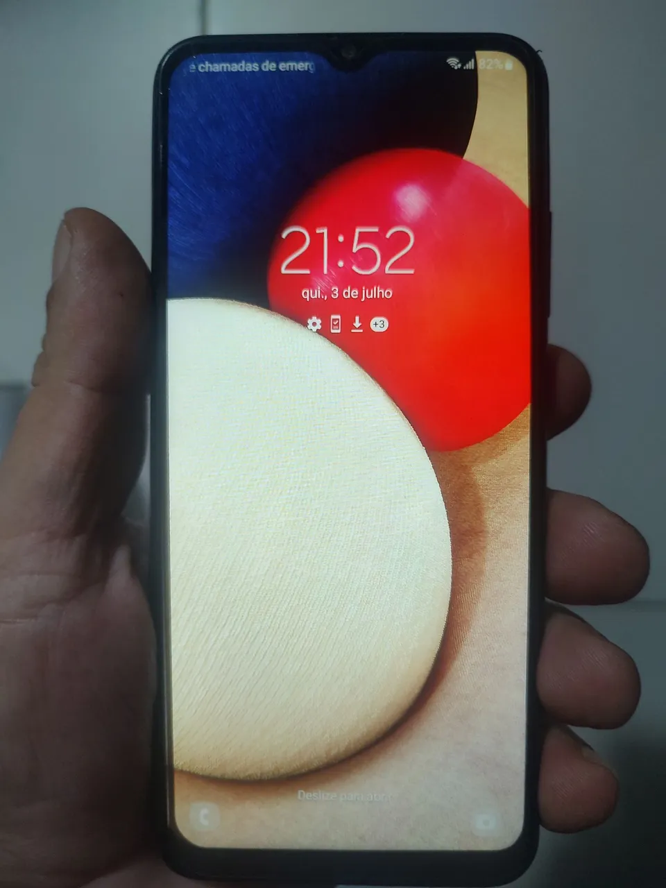 VENDO CELULAR SAMSUNG A02S DE 32 GIGAS COM PELÍCULA 3D FUNCIONANDO TUDO PERFEITAMENTE