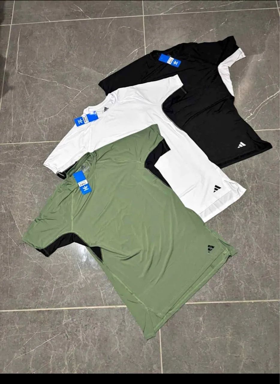 Camisetas Adidas Esportivas COMPRESSÃO 