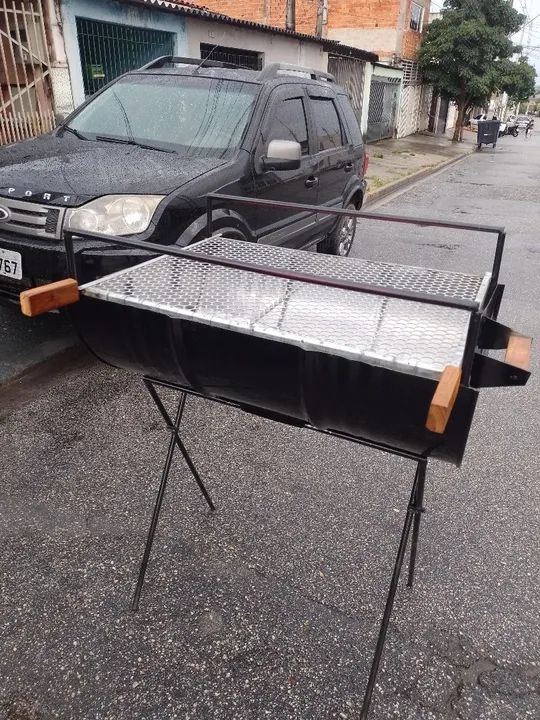Churrasqueira de tambor - R$280,00 - Foto 4