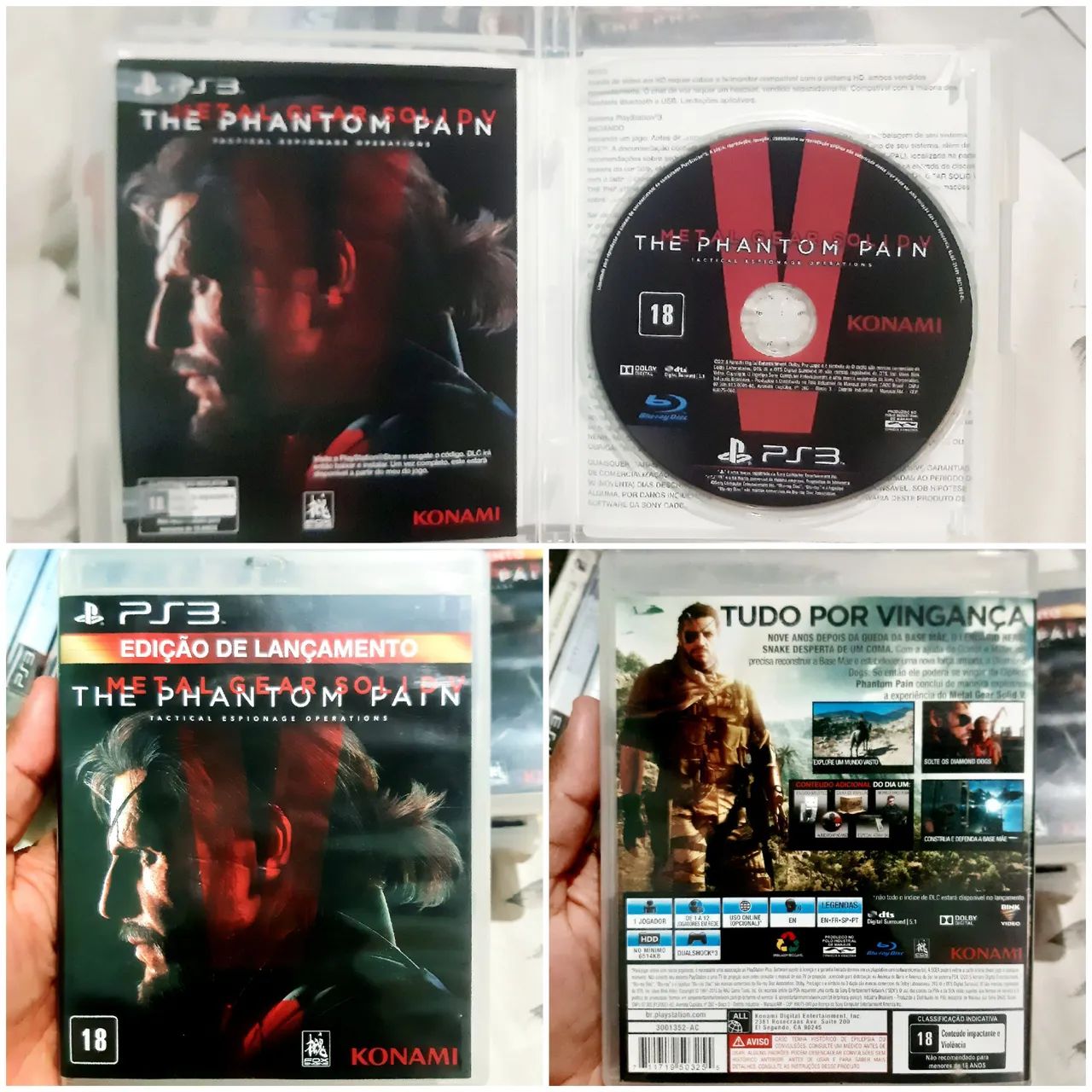 Metal Gear Solid V: The Phantom Pain - PS3 Aceito Pix e Cartão 