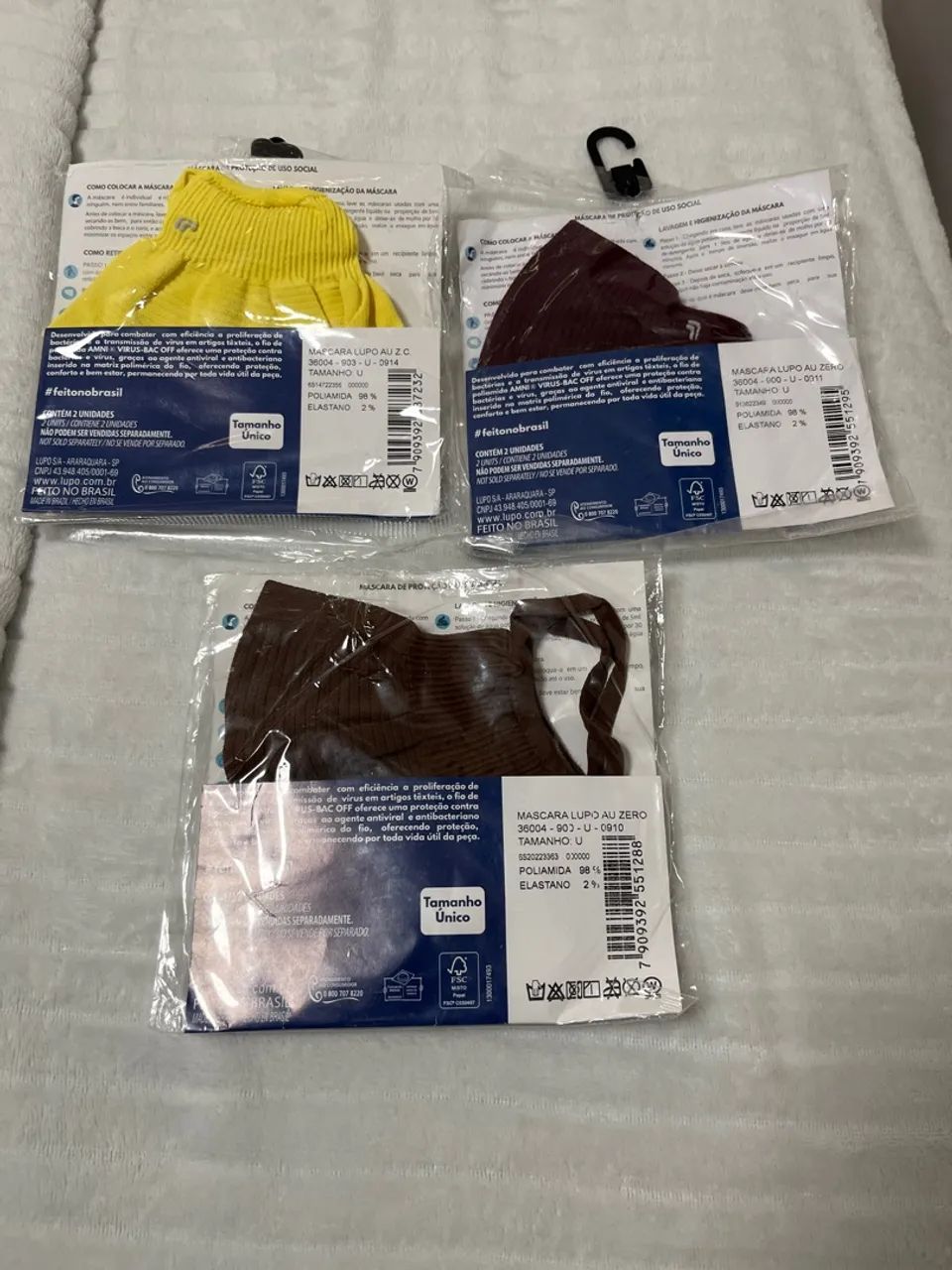 Máscaras de tecido Lupo - Promoção! 1 unidade