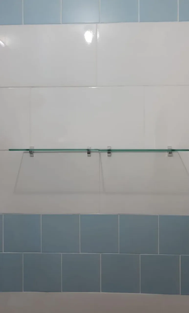 Prateleira de Vidro para Banheiro