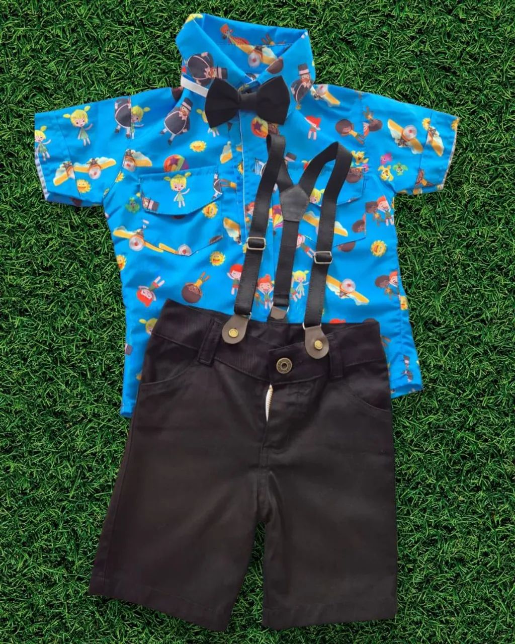 Conjunto infantil temático Mundo Bita menino