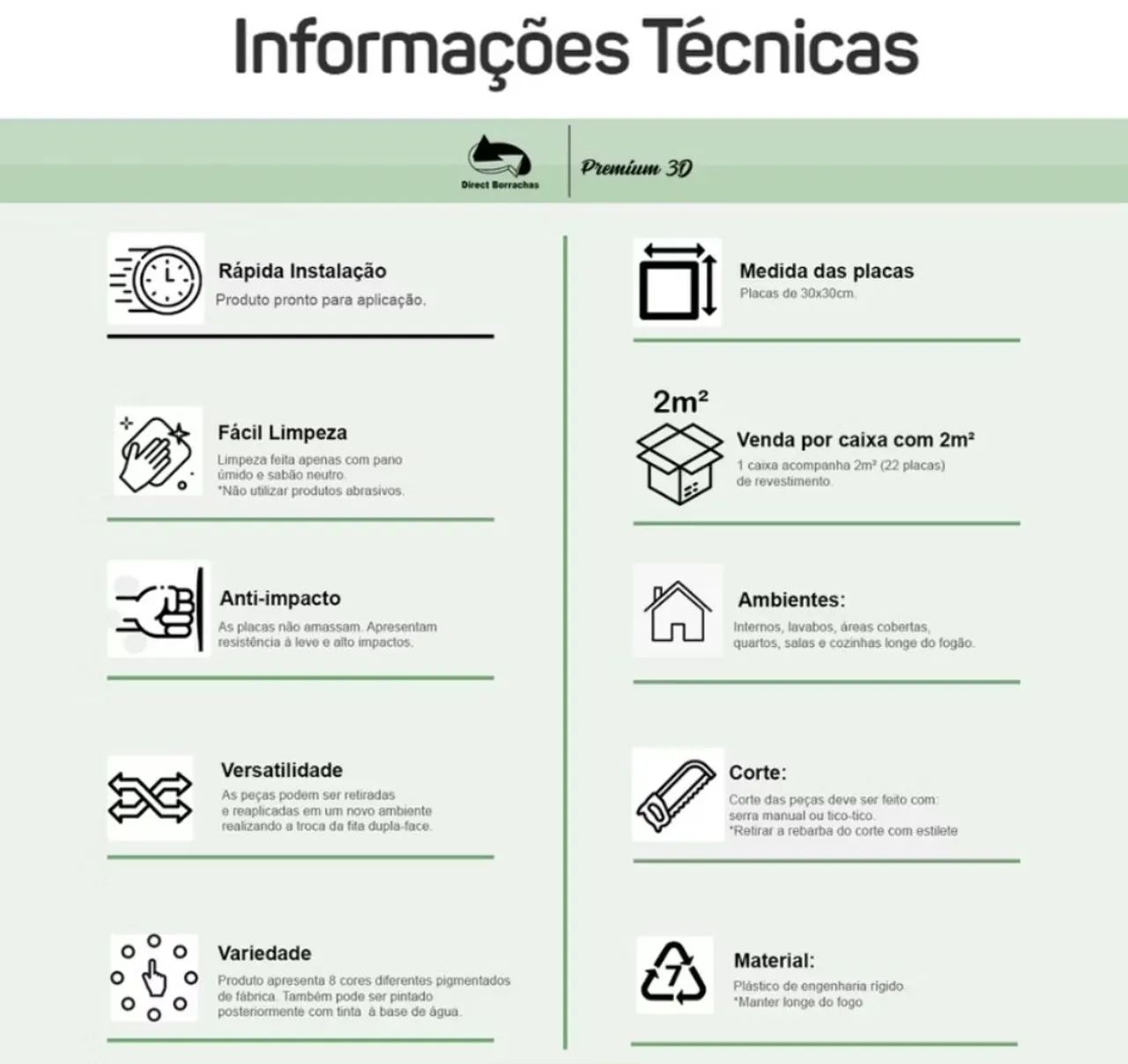 Painéis de Parede 3D - 22 Placas 30x30 - Foto 3