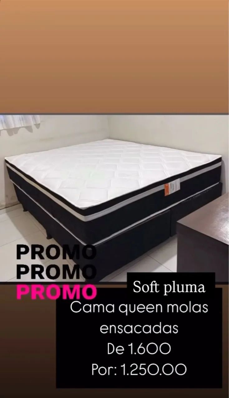 Cama Queen Prime Pocket Soft Pluma em Promoção!  - Foto 4