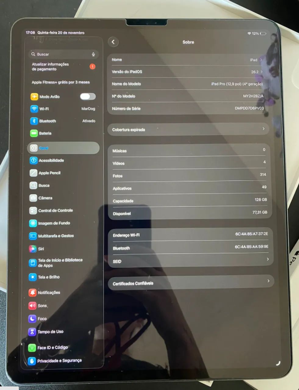Ipad pro (12,9) | 4º geração  - Foto 3