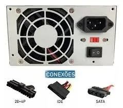 Fonte de alimentação 350W para PC Computador Bivolt - Foto 4