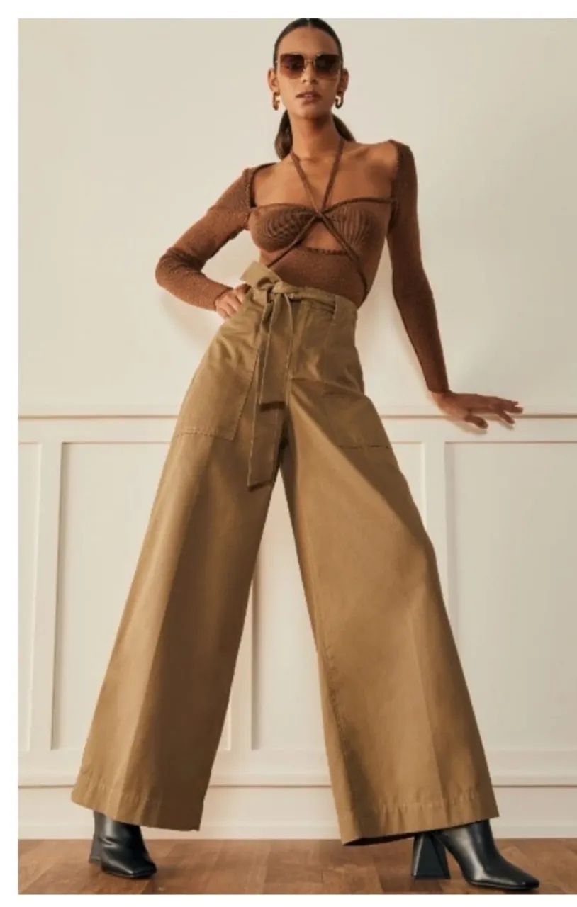 calça wide leg e - Foto 2