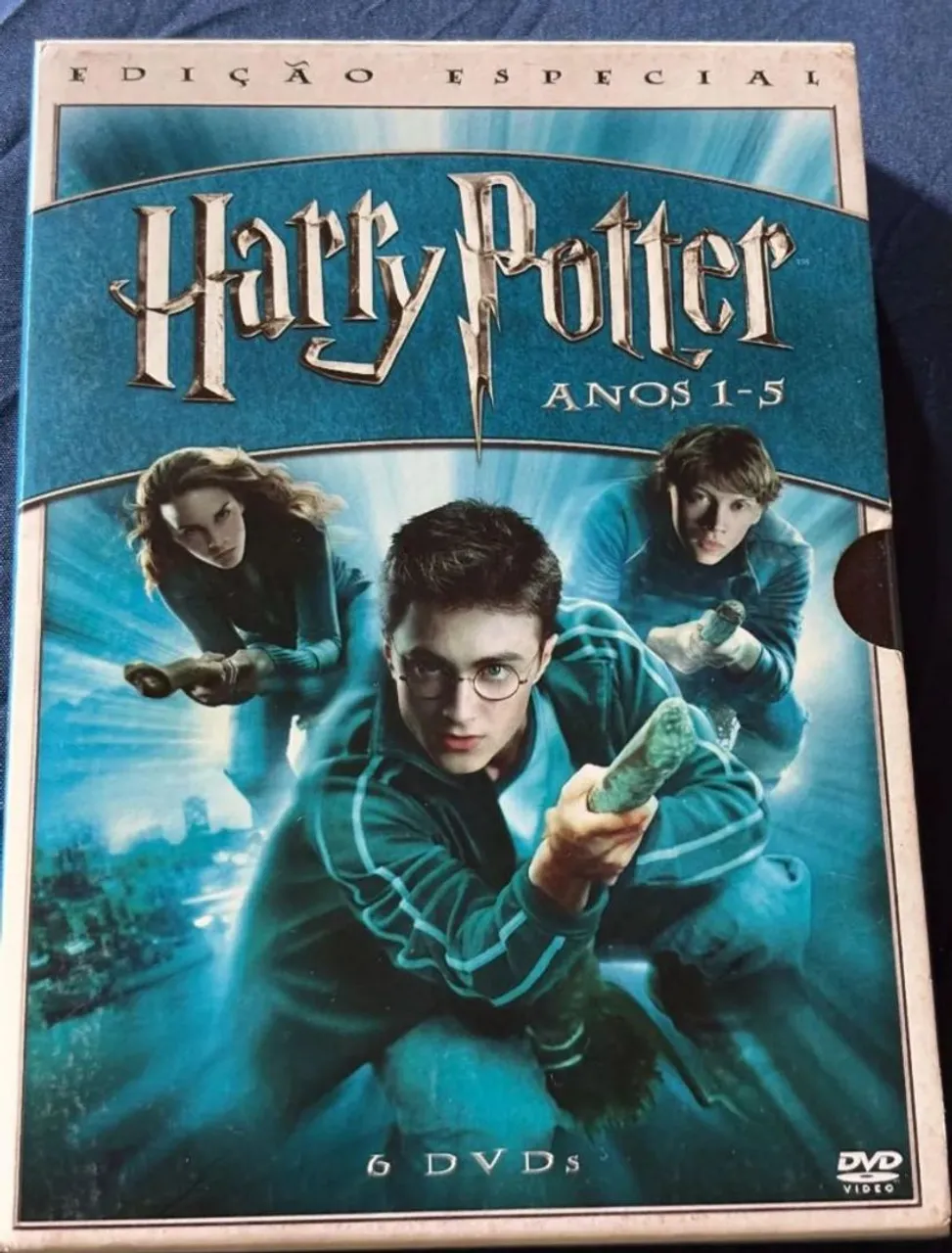 Box Harry Potter Anos 1-5 - 6 DVDs
