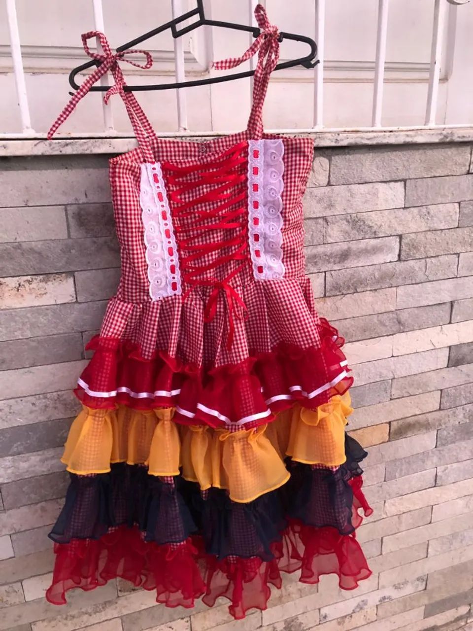 Vestido Infantil Festa Junina