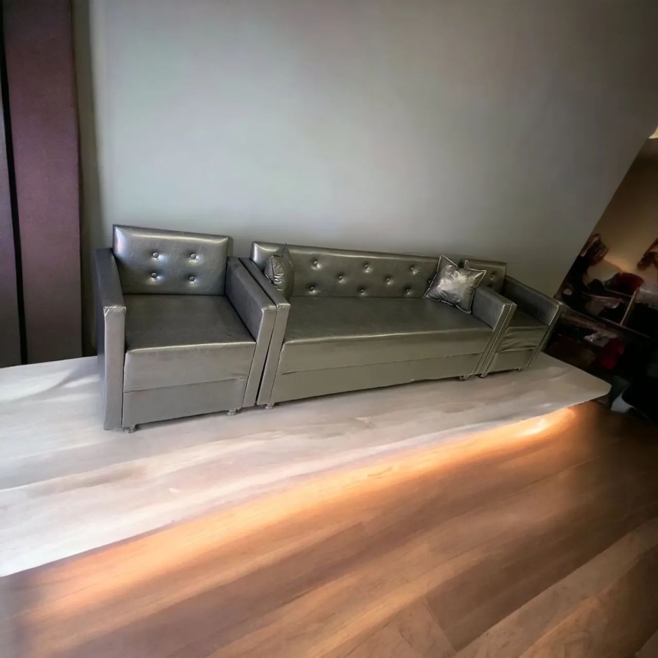 Sofá de ESPERA, POLTRONA Modular, Novos! Imperdível  - Foto 5