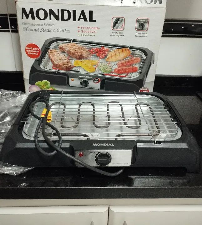 Churrasqueira elétrica nova