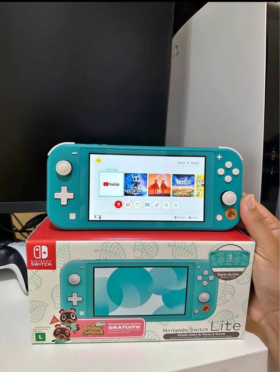Limited Edition Switch Lite Animal Crossing Switch Console Very
