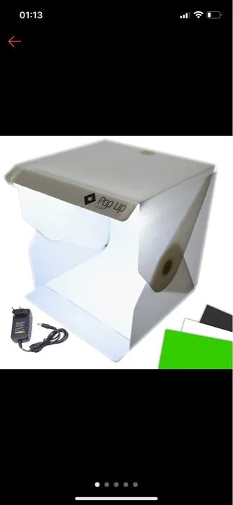 Mini estúdio fotográfico portátil para produtos - Foto 5
