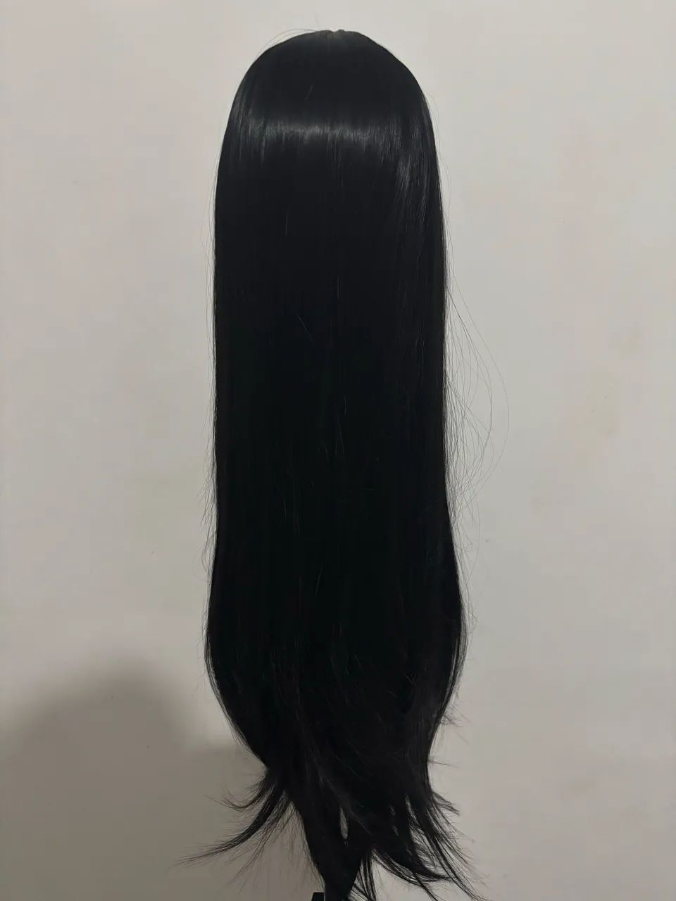 Peruca Lace Front Preta com Baby Hair - Foto 3