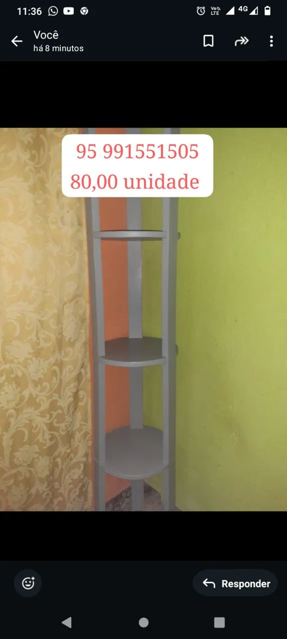 Estante pratilheira *