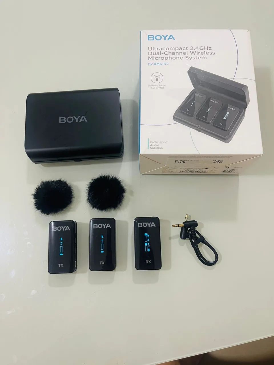 Kit Microfone Sem Fio By-xm6 K2 Lapela Boya - Foto 5