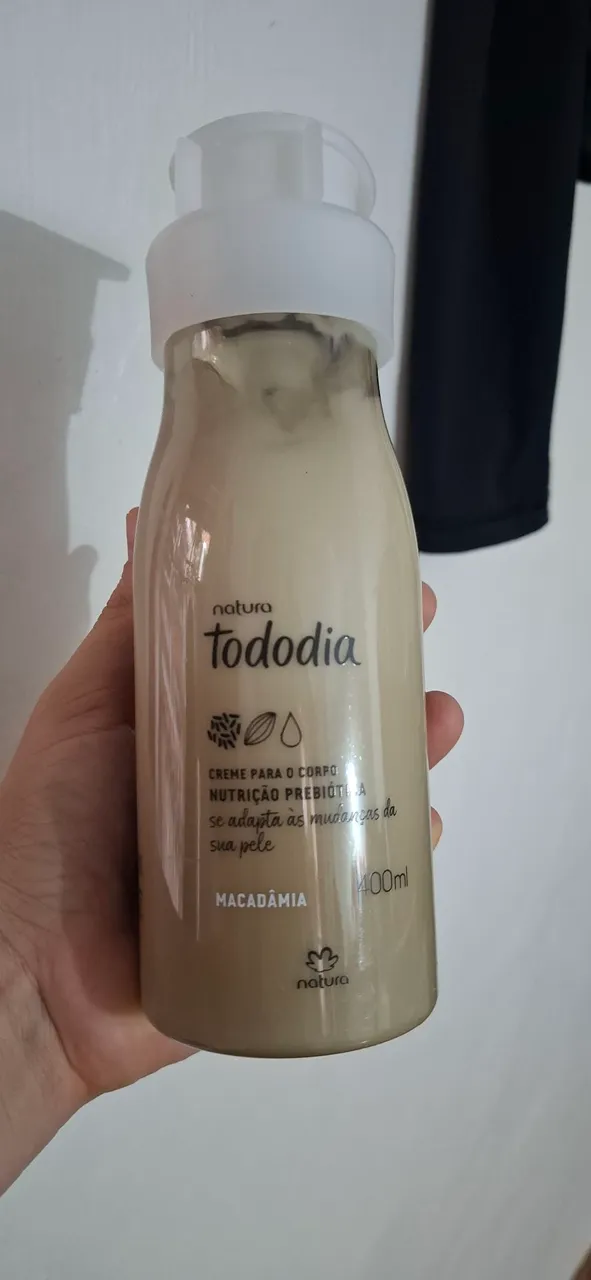 Creme para o corpo Tododia Macadâmia Natura 400ml