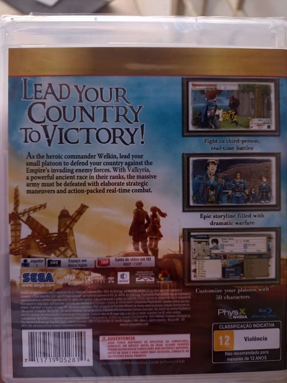 Valkyria Chronicles PS3 RARO LACRADO  - Foto 2