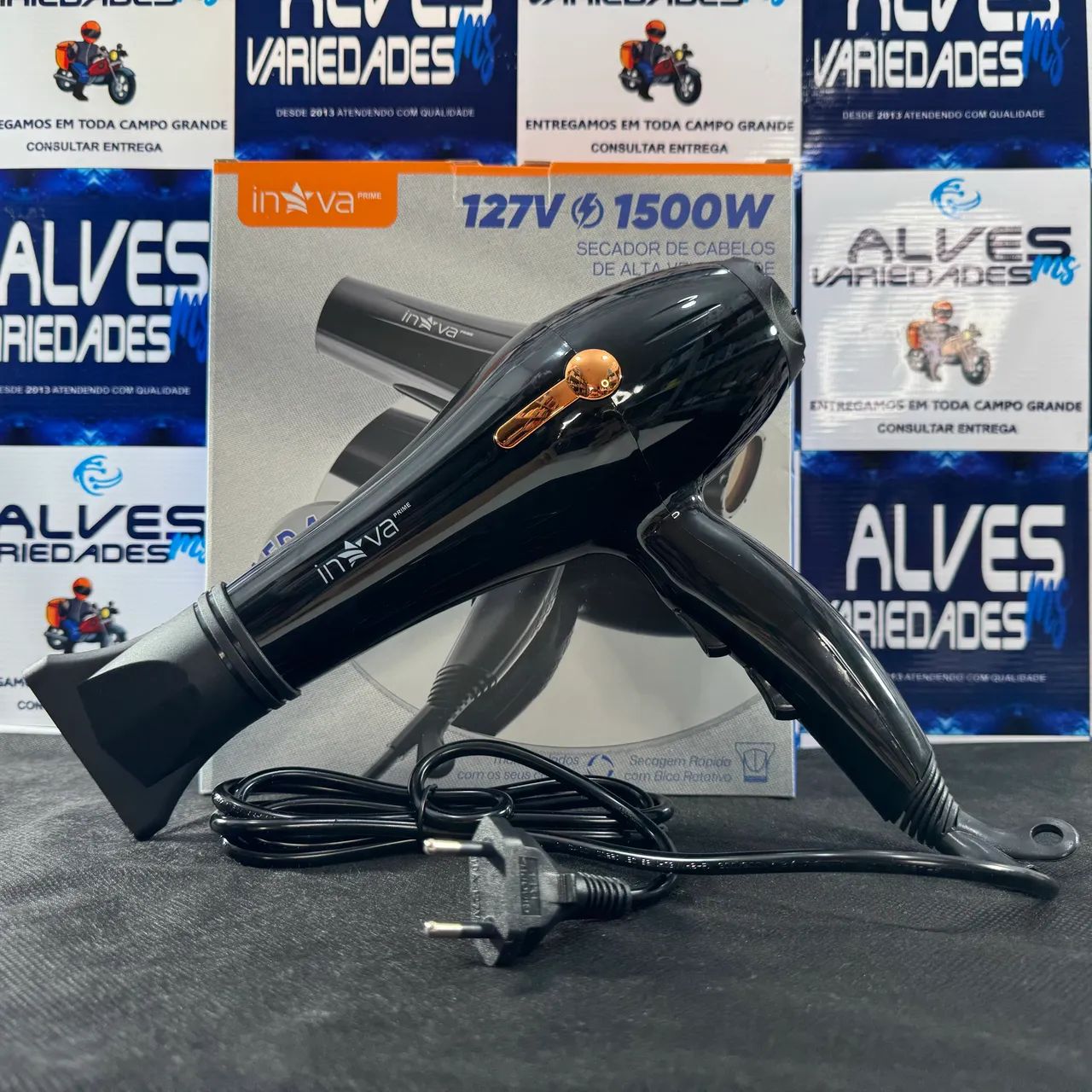 Secador de cabelo inova 