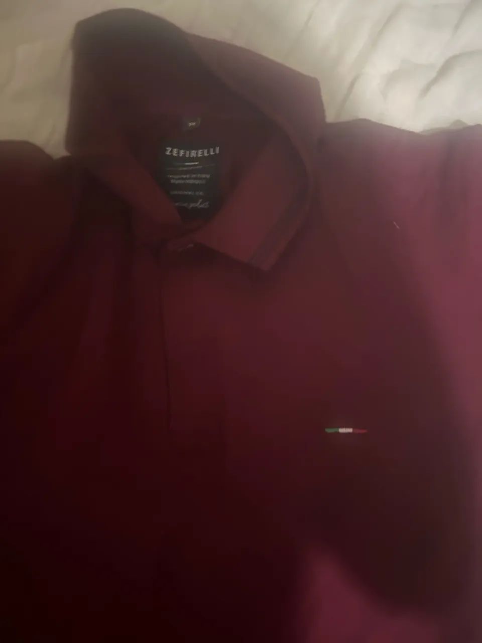 camiseta polo vinho zefirelli, Nova.  - Foto 5