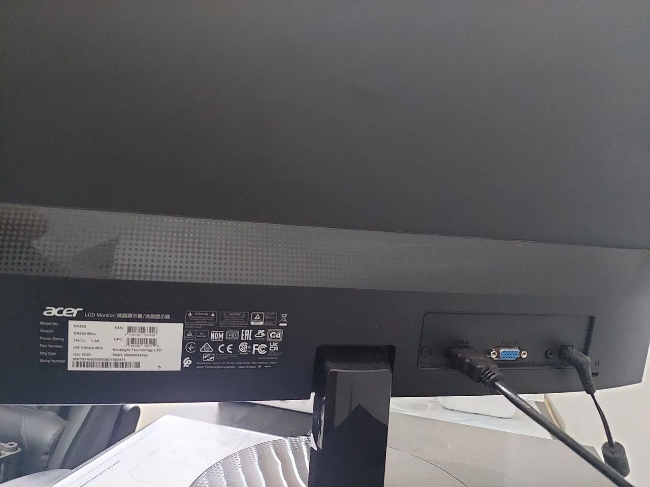 Monitor Gamer Acer64312626046979122