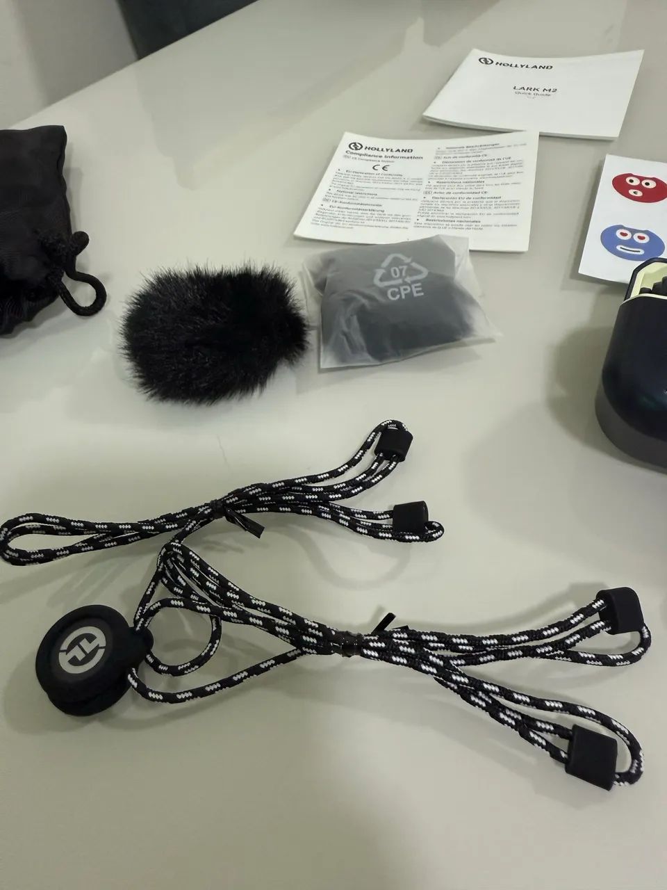 Microfone Sem Fio Hollyland Lark M2 - Novo, Original e Nunca Usado!  - Foto 3