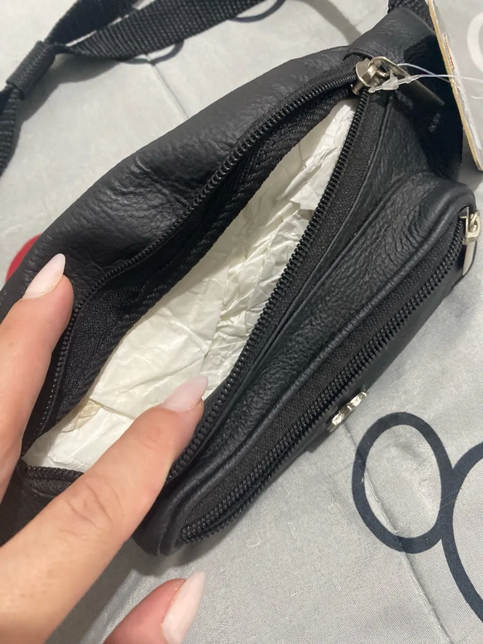 Pochete de Couro Masculina