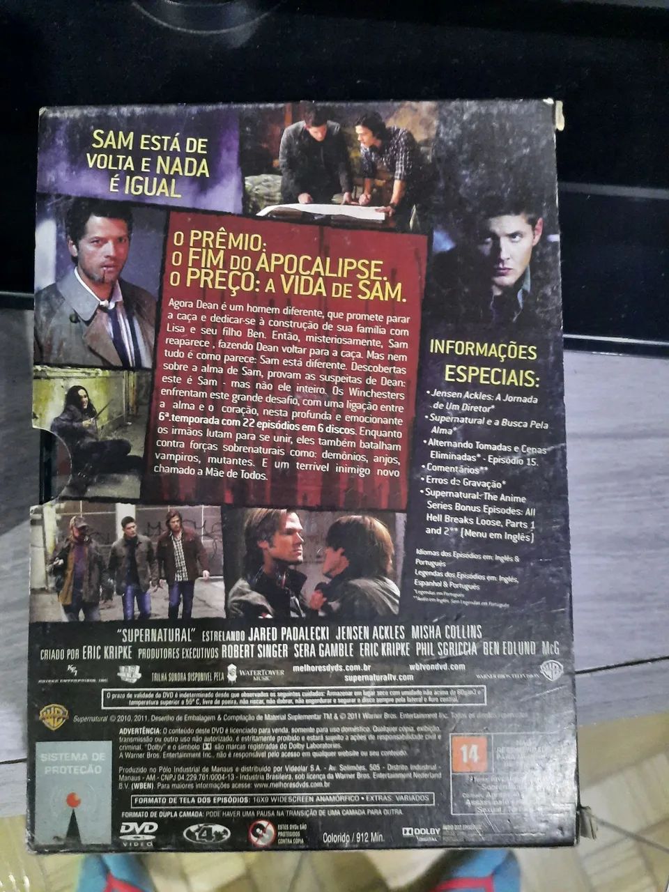 Box DVD Supernatural Temporada 6 Completa  - Foto 3